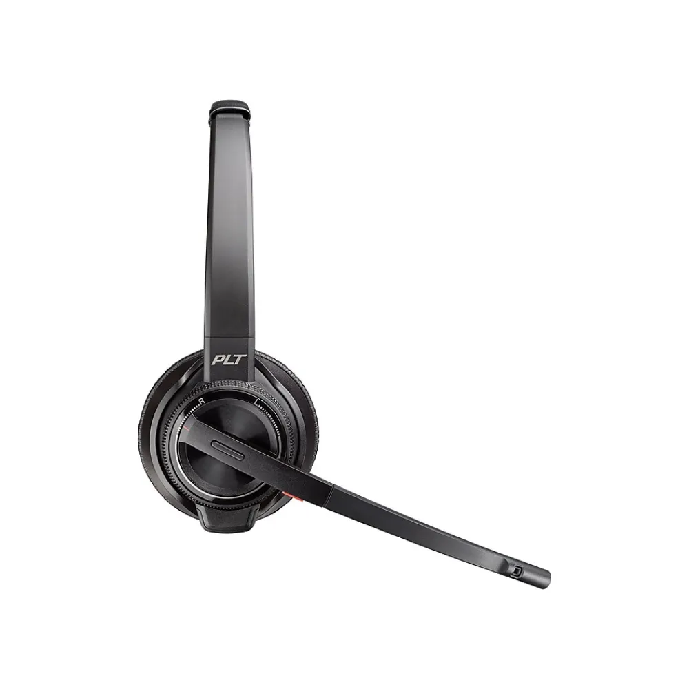 Best Poly Savi S8220 Spare Wireless Noise Canceling Stereo Headset, Over-the-Head, Black (85T31AA#ABA)