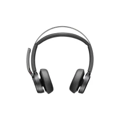 Poly Voyager Focus 2 Noise Canceling Bluetooth On Ear Phone & Computer Headset, Black (213726-01)