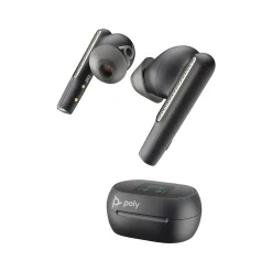 Voyager Free 60+ UC Wireless Noise Cancelling Bluetooth Earbuds, USB-C, MS Certified, Carbon Black (7Y8G4AA)<Poly Online