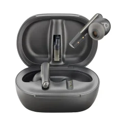 Voyager Free 60+ UC Wireless Noise Cancelling Bluetooth Earbuds, USB-A, MS Certified, Carbon Black (7Y8G9AA)<Poly Sale