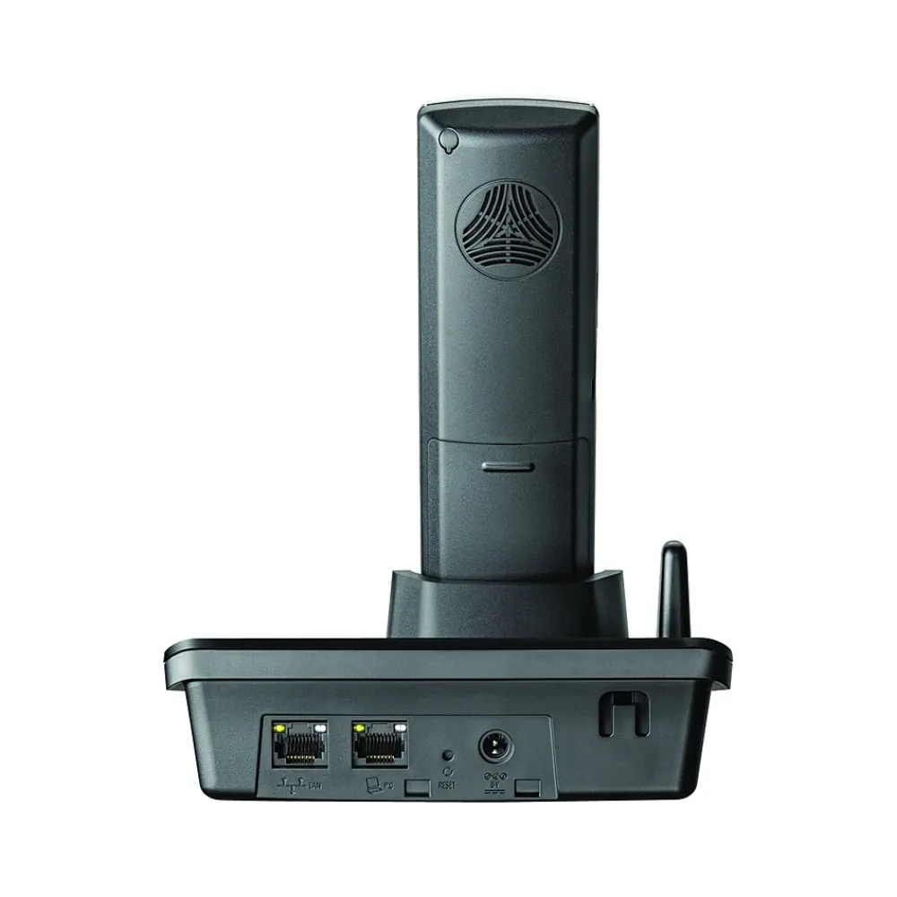 Poly VVX D230 Cordless VOIP Phone, Black (89B48AA#ABA)