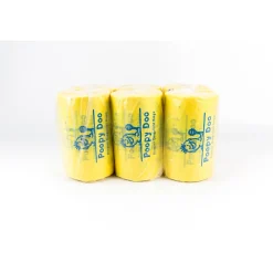 Diaper Disposal Trash Bags, Yellow, 6 Rolls/Case (PD-6-400)<Poopy Doo Discount