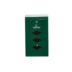 Monarch Pet Waste Bag Dispenser,Green, Steel, 600 Bag Capacity (PP-DSP-3R200)<Poopy Pouch Hot