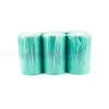 Tie-Handle Pet Waste Bags, 14 Mic, Green, 6 Rolls/Case (SD-6-400)<Poopy Pouch