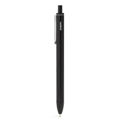 Pens|Poppin Black Retractable Gel Luxe Pen, Black Ink, Set of 100 (104509)