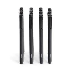 Pens|Poppin Black Signature Ballpoint Pen, Black Ink, Set of 100 (104600)