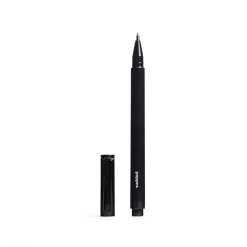 Pens|Poppin Black Signature Ballpoint Pen, Black Ink, Set of 100 (104600)