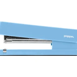 Staplers|Poppin Desktop Stapler, 20-Sheet Capacity, Sky (108542)