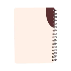 Notebooks|Poppin Elements Notebook, 6" x 8.25", Ruled, 40 Sheets, Pink/Red (108838)