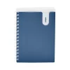 Notepads|Poppin Medium Notepad, 6" x 8.5", Ruled, Blue/White, 80 Sheets/Pad, 1 Pad/Pack (108263)