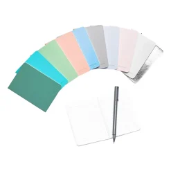 Notebooks|Poppin Mini Medley Pocket Notebook, 3.5" x 5", College Ruled, 32 Sheets, Assorted Colors, 10/Set (104452-US)