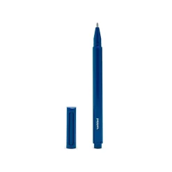 Pens|Poppin Navy Signature Ballpoint Pen, Blue Ink, Set of 100 (104603)