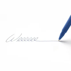 Pens|Poppin Navy Signature Ballpoint Pen, Blue Ink, Set of 100 (104603)