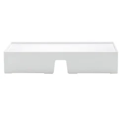 Discount Poppin Non-Adjustable Monitor Riser, White (102092)