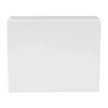 File Storage|Poppin Plastic File Box, Letter Size, White (101272)