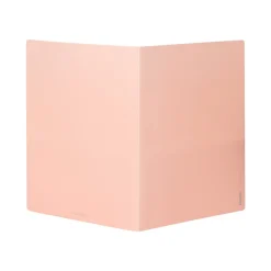 Pocket Folders|Poppin 2-Pocket Portfolio Folder, Blush/Light Gray (105225)