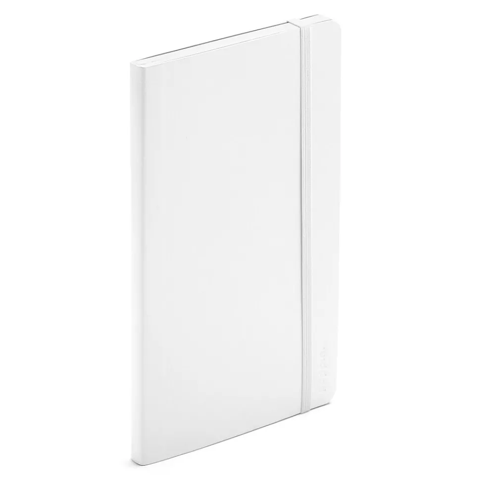Journals|Poppin Soft Cover Notebooks, Medium, White, 100/Box (105046)