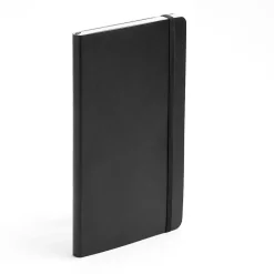 Journals|Poppin Soft Cover Notebooks, Medium, Black, 100/Box (105043)