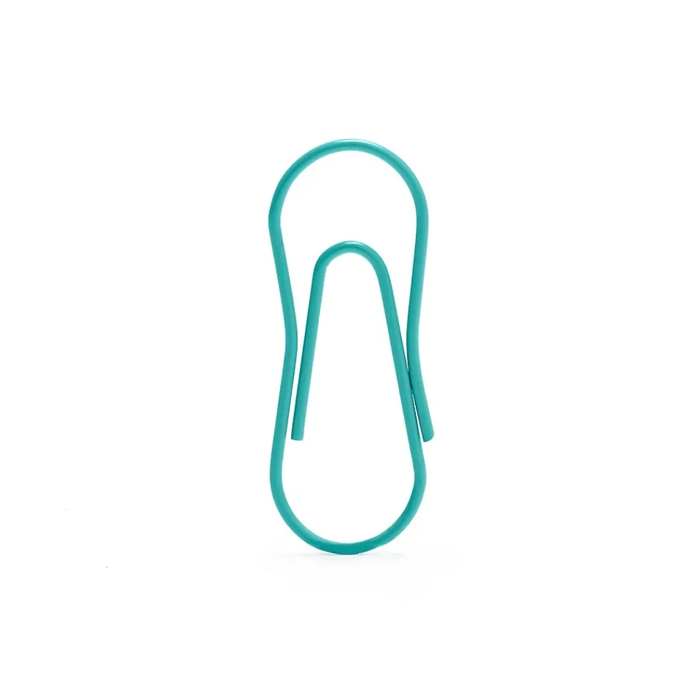 Clips & Fasteners|Poppin Standard Paper Clips, Assorted Colors, 50 Clips/Pack (108620)