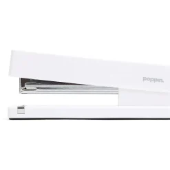 Staplers|Poppin Stapler, 20 Sheet Capacity, White (100152)