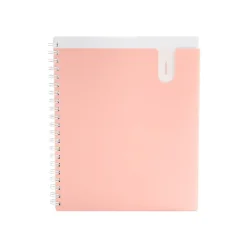 Subject Notebooks|Poppin 1-Subject Notebooks, 8.5" x 11", College Ruled, 80 Sheets, Pink (105224)