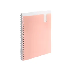 Subject Notebooks|Poppin 1-Subject Notebooks, 8.5" x 11", College Ruled, 80 Sheets, Pink (105224)