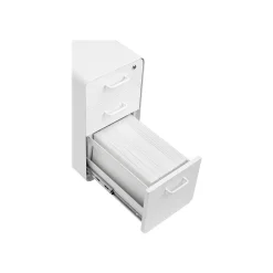 File Cabinets*Poppin The Sort-It-Out 3-Drawer Mobile Vertical File Cabinet, Letter/Legal Size, Lockable, 25