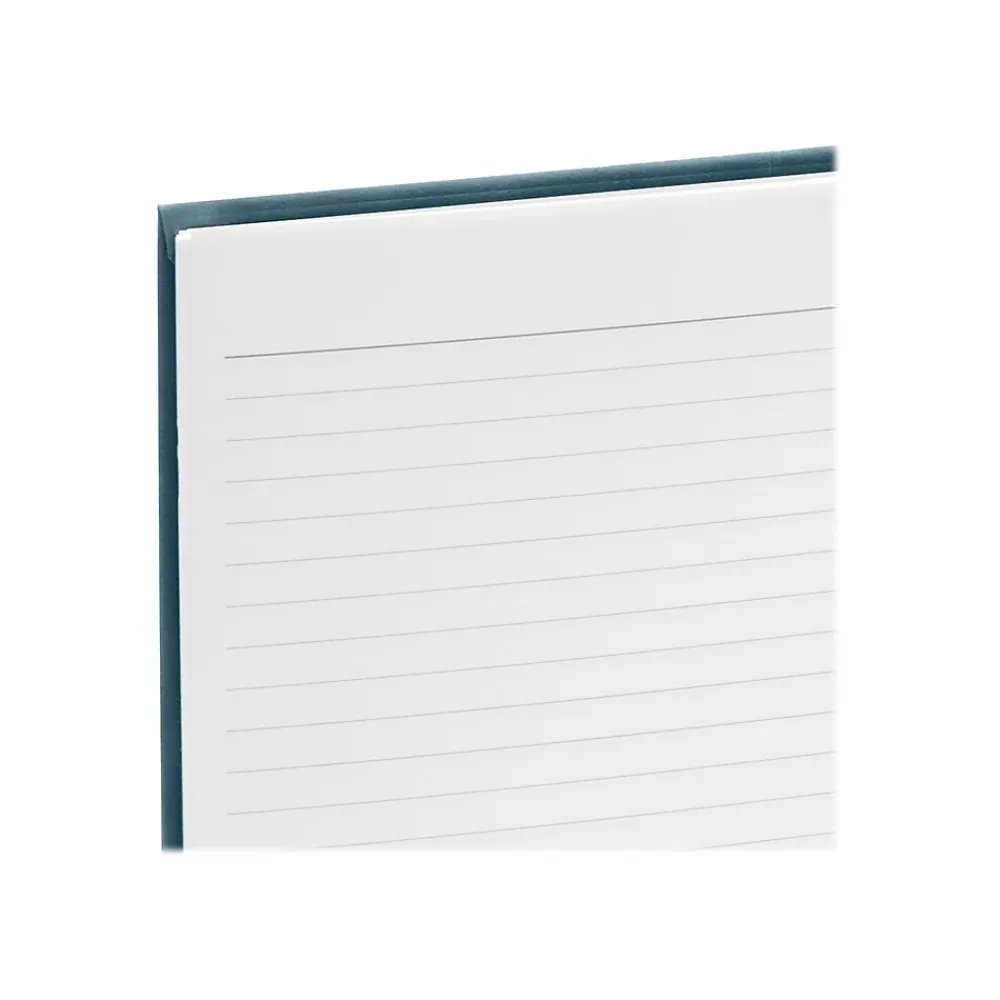 Notebooks|Poppin Velvet Professional Notebooks, 8.25" x 10.25", Narrow Ruled, 40 Sheets, Blue (106159)