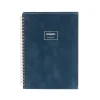 Notebooks|Poppin Velvet 1-Subject Professional Notebooks, 6" x 8.25", Dotted, 40 Sheets, Blue (106162)