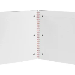 Subject Notebooks|Poppin Work Happy 1-Subject Notebook, 8.5" x 11", Ruled, 40 Sheets, Light Gray (108849)