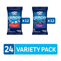 Pop-Tarts Crunchy Poppers Strawberry/Brownie Filled Pastry Bites, 1 oz., 24 Pouches/Carton (KEE29912)