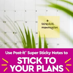 Post-It Notes*Post-it 100% Recycled Paper Super Sticky Notes, 3