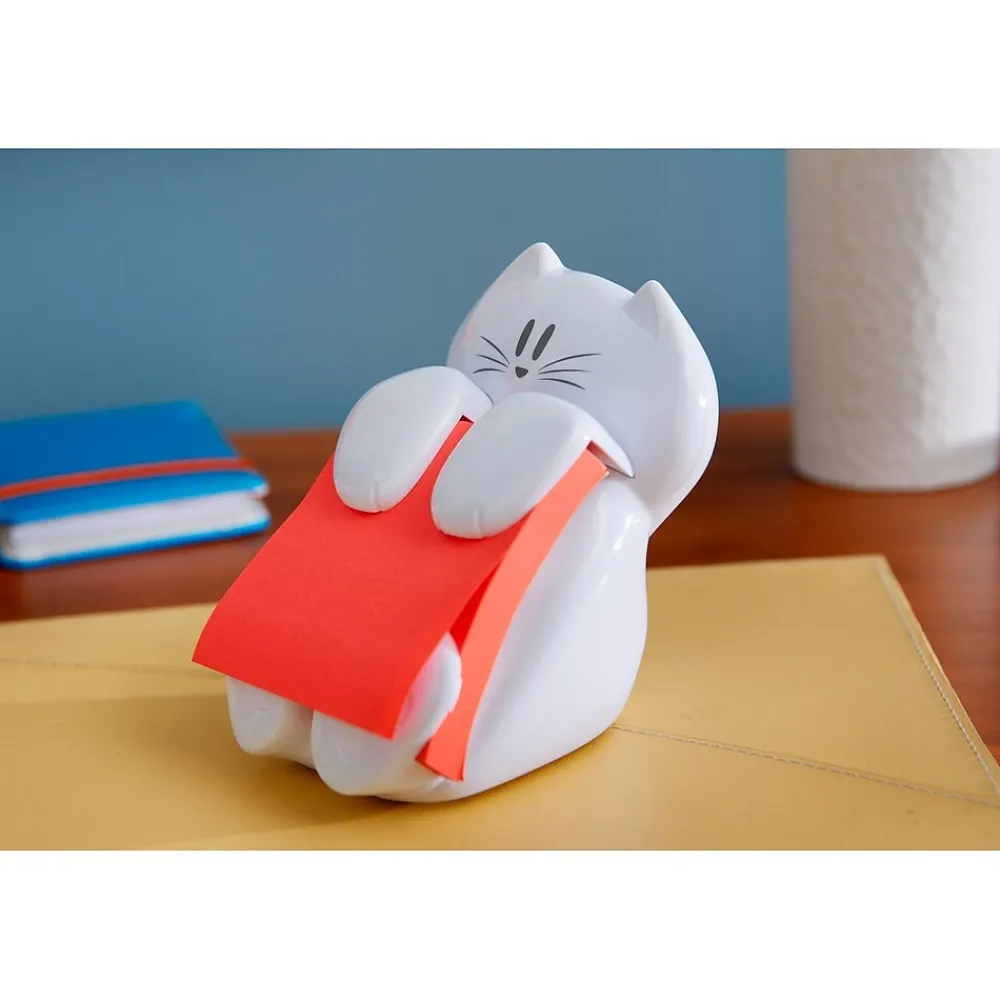 Pop-Up Dispensers*Post-it ® Cat Pop-Up Dispenser for 3" x 3" Notes, White (CAT-330)