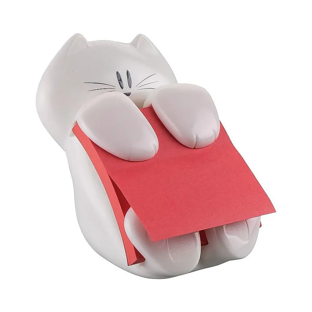 Pop-Up Dispensers*Post-it ® Cat Pop-Up Dispenser for 3" x 3" Notes, White (CAT-330)