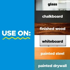 Dry Erase*Post-it Easy Erase Adhesive Dry-Erase Whiteboard, 3' x 2' (FWS3X2)