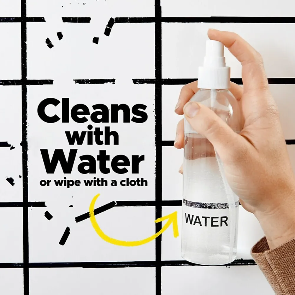 Dry Erase*Post-it Easy Erase Plastic Adhesive Dry-Erase Whiteboard, 8' x 4' (FWS8X4)