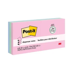 Post-It Notes*Post-it Greener Recycled Pop-up Notes, 3" x 3", Collection, 100 Sheet/Pad, 6 Pads/Pack (R330RP-6AP) Sweet Sprinkles