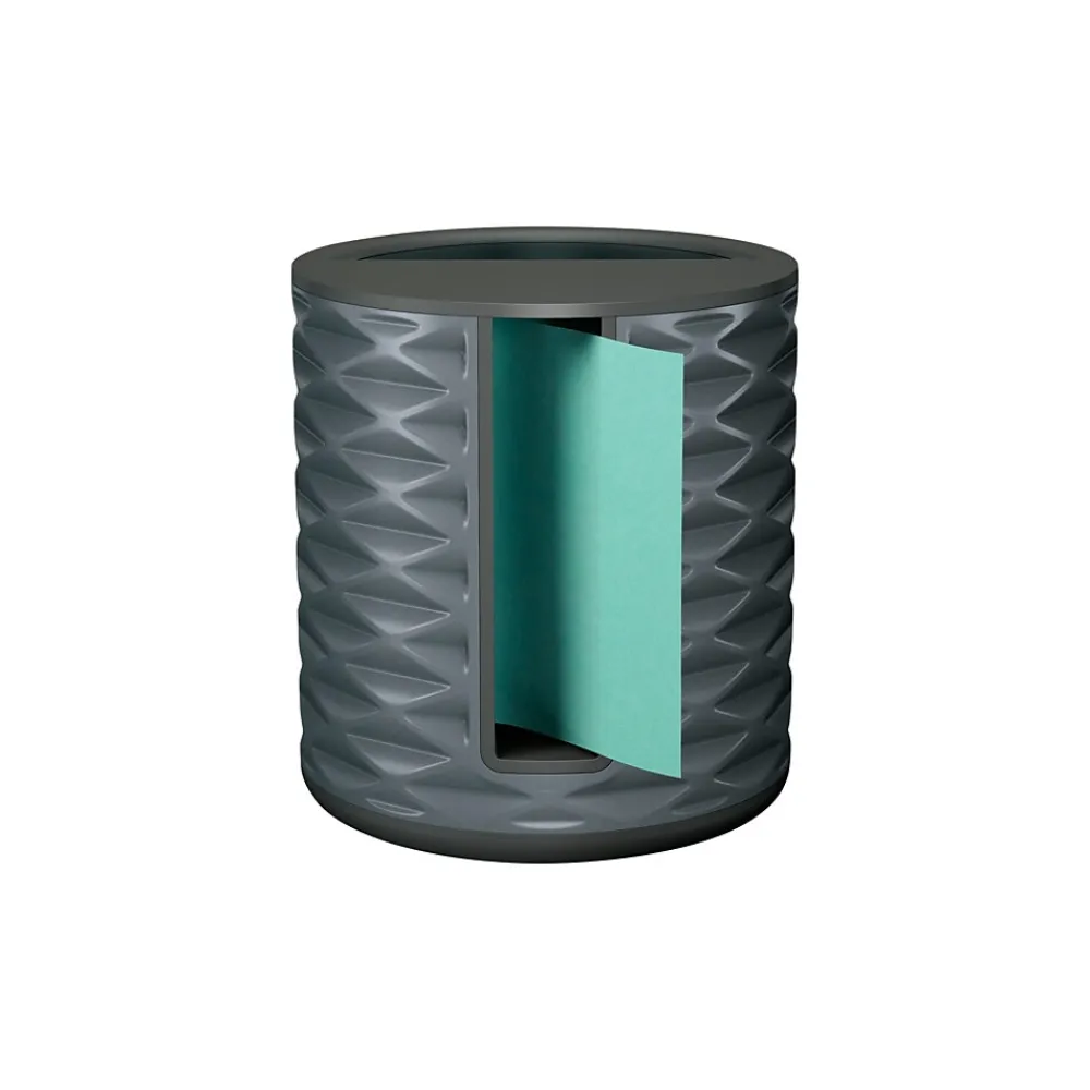 Pop-Up Dispensers*Post-it Note Pop-Up Dispenser for 3" x 3" Notes, Black/Gray (ABS-330-B)