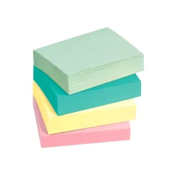 Post-It Notes*Post-it Notes, 1 3/8" x 1 7/8", Collection, 100 Sheet/Pad, 12 Pads/Pack (653AST) Beachside Café