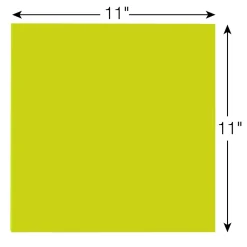 Post-It Notes*Post-it Notes, 11" x 11", Green, 30 Sheet/Pad (BN11G)