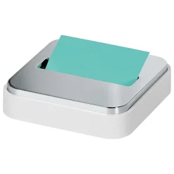 Pop-Up Dispensers*Post-it Pop-Up Dispenser for 3" x 3" Notes, Metallic/White (STL-330-W)