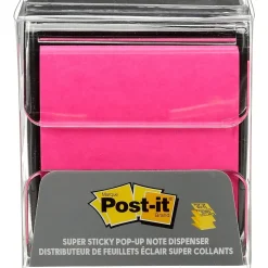 Pop-Up Dispensers*Post-it Pop-Up Notes Dispenser for 3" x 3" Notes, Black (WD-330-BK)