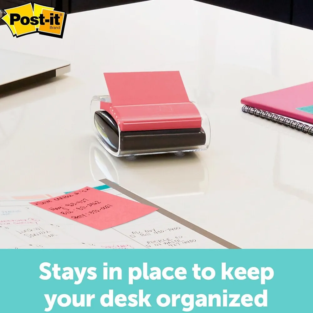 Pop-Up Dispensers*Post-it Pop-Up Notes Dispenser for 3" x 3" Notes, Black (WD-330-BK)