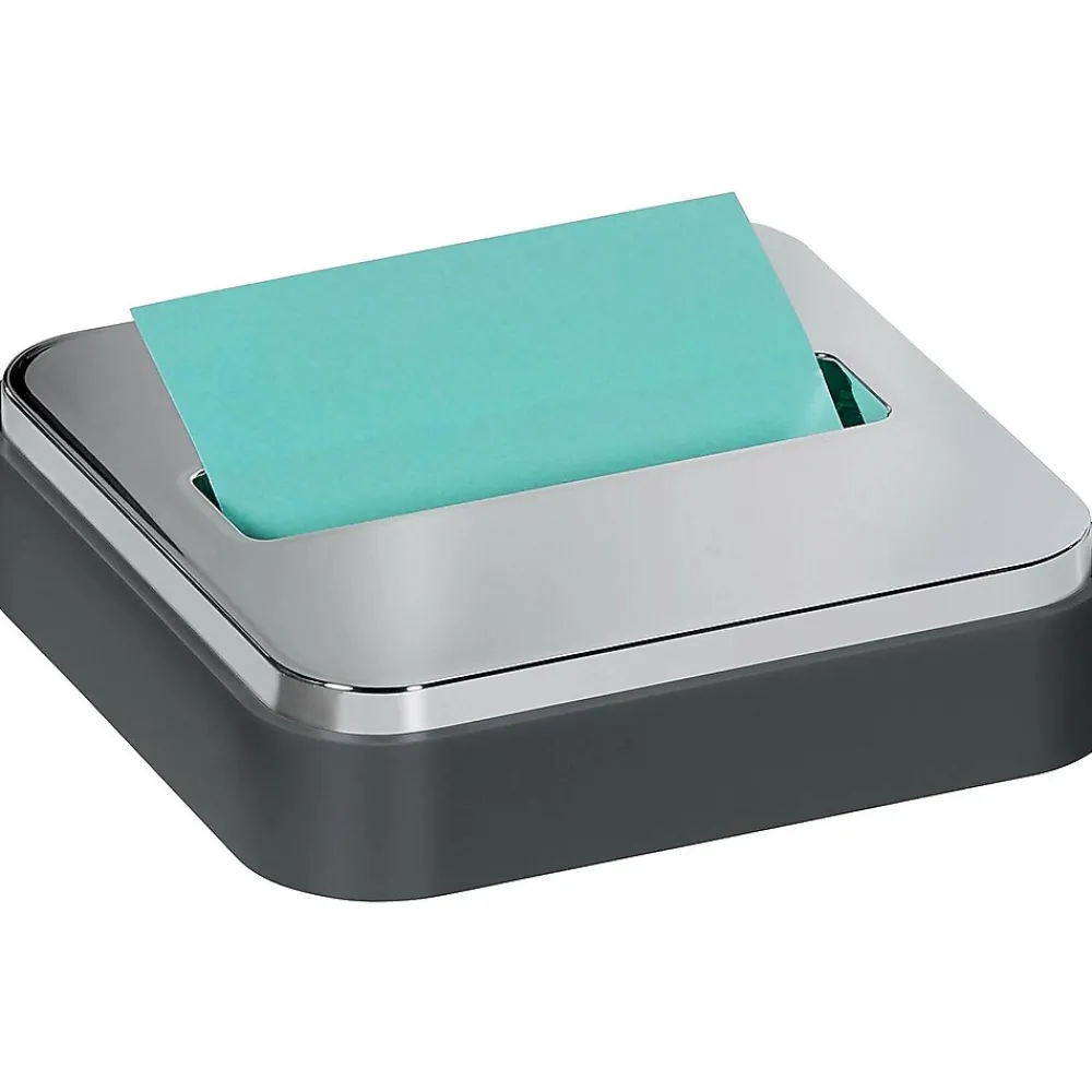 Pop-Up Dispensers*Post-it ® Pop-up Notes Dispenser for 3" x 3" notes, Black with Steel Top (STL-330-B)