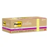 Post-It Notes*Post-it Recycled Super Sticky Notes, 3" x 3", Canary Collection, 70 Sheet/Pad, 12 Pads/Pack (654R-12SSCY)