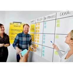 Dry Erase*Post-it ® Super Sticky Dry Erase Surface, 3' x 4' (DEF4x3)