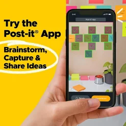 Post-It Notes*Post-it Super Sticky Notes with Transparent Notes, Assorted Collection, 45 Sheet/Pad, 4 Pads/Pack (4622-SSGRID-TR)