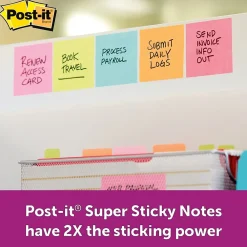 Pop-Up Dispensers*Post-it Super Sticky Pop-Up Notes Dispenser for 3" x 3" Notes, Black, 12 Pads (DS330-SSVA)