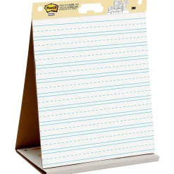 Easel Paper Pads*Post-it ® Super Sticky Tabletop Easel Pad, 20" x 23", Primary Lined, 20 Sheets/Pad (563PRL)