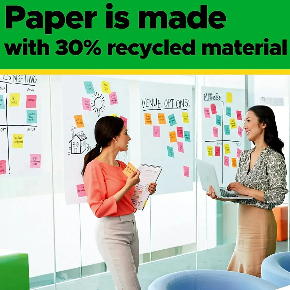 Easel Paper Pads*Post-it Super Sticky Wall Easel Pad, 25" x 30", 30 Sheets/Pad (559RPX)